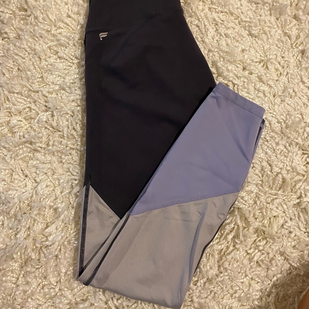 Fabletics colorblock high waisted leggings